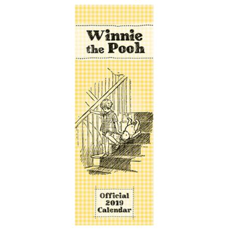 Winnie the Pooh Official 2019 Sketch Slim Calendar £5.99